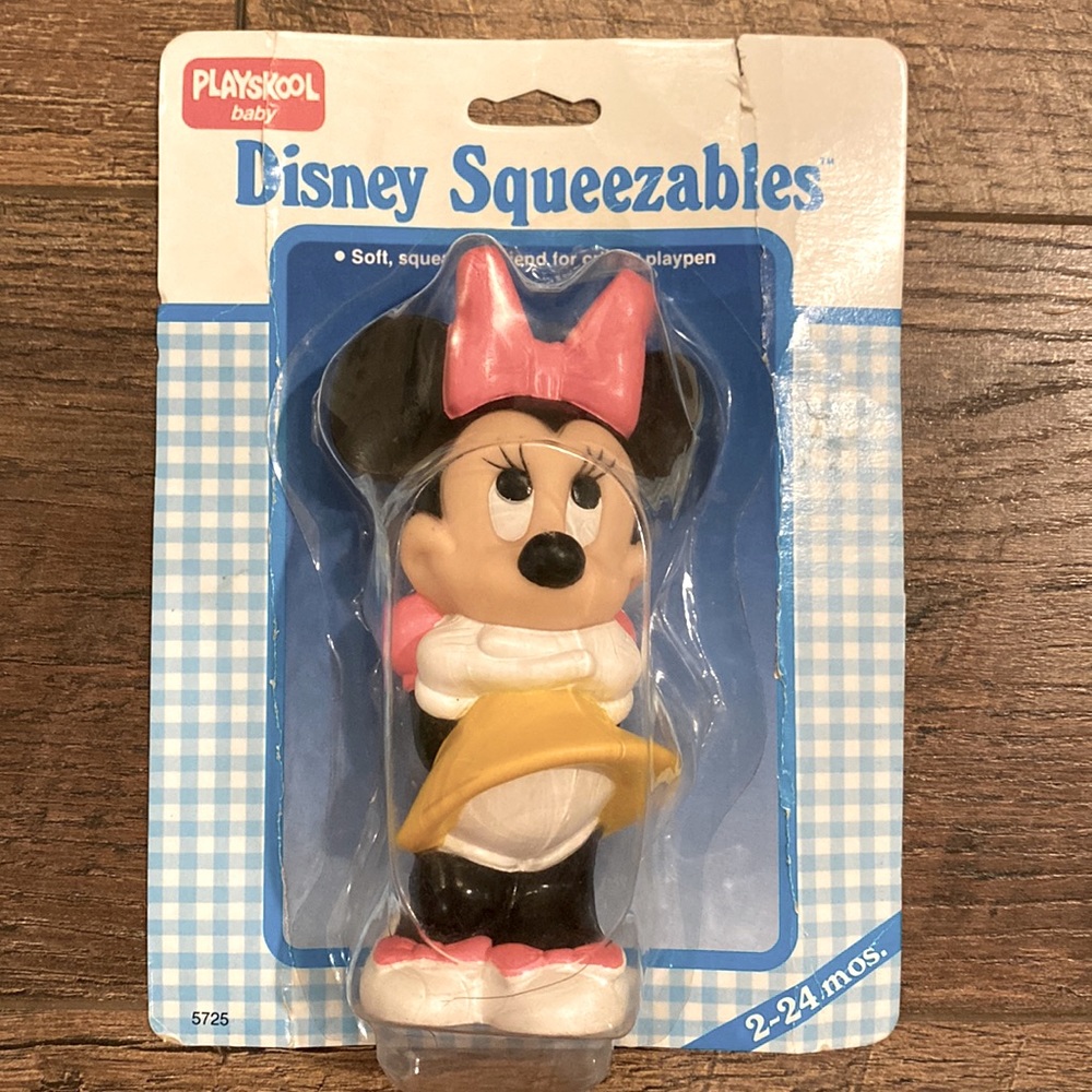 Vintage Disney Playskool Baby Squeezables Mini Mouse